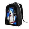 D-Doraemones Backpack for Women Men Waterproof School College Manga Bag Printing Bookbags