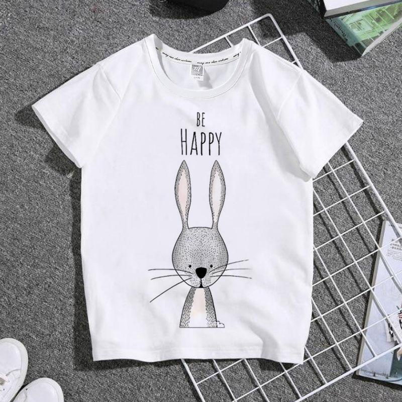 Fashion Breathable Tshirt for Boys  Girls with Cute Animal Print And round Neck ParentChild Matching Personality Clothing