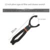 10Inch Long Handle Grip Oil Filter Pliers Universal Adjustable Oil Filter Wrench For Motorcycle Manual Auto Truck Hand Tools