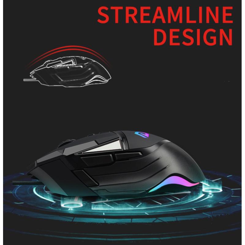 Buy Adjustable Dm502 Wired Gaming Mouse Csgo/lol/cf Programming Mouse