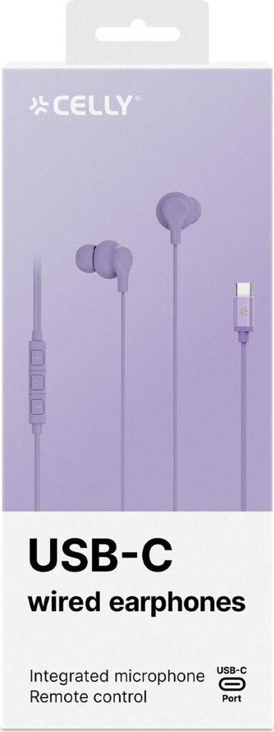 Наушники вкладыши Celly USB-C Wired Earphones
