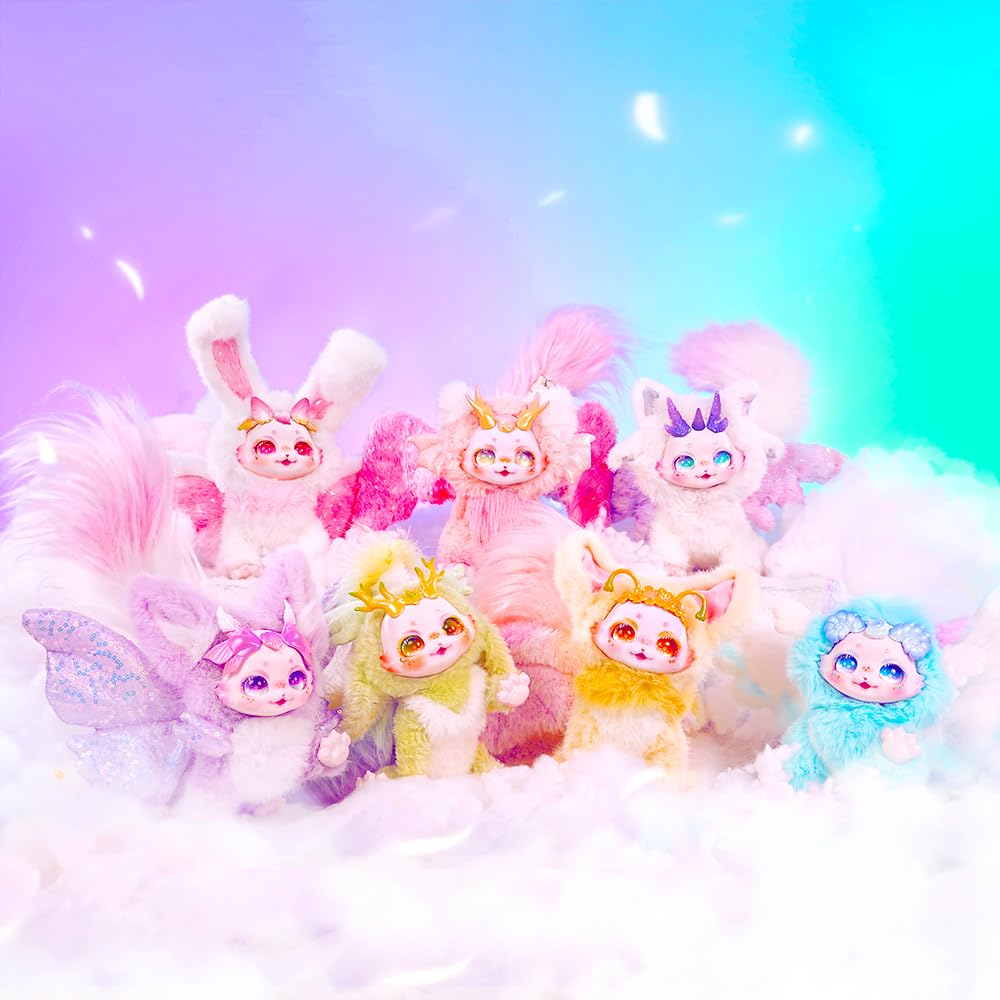 ICY Fortune Days Blind Box First Round Fantastic Creatures Series Plush 1 Approximately 18cm Made of and Gift Doll, Piece, Boxed, Tall, Polyester,
