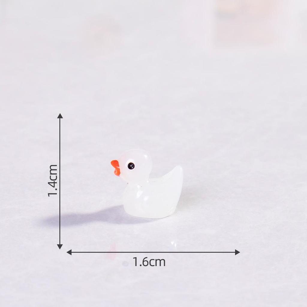 Pryskyřičná svítící kachna DIY komponenty pro šperky a vlasové doplňky