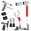 Mountain Bike Repair Tool Kit: Chain Breaker & Flywheel/Bottom Bracket Removal Tools