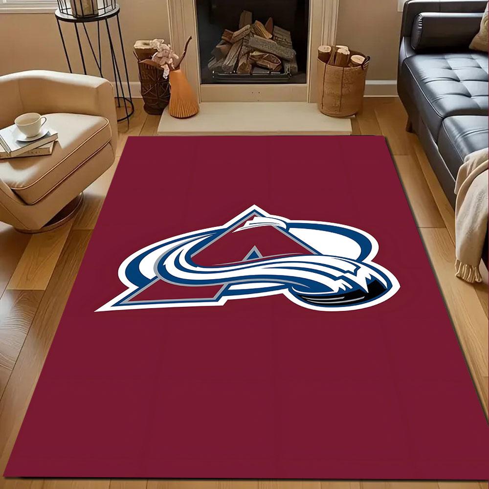 Mountain Avalanche Logo Design Patterned carpet, non slip mat suitable for living room and bedroom sofas