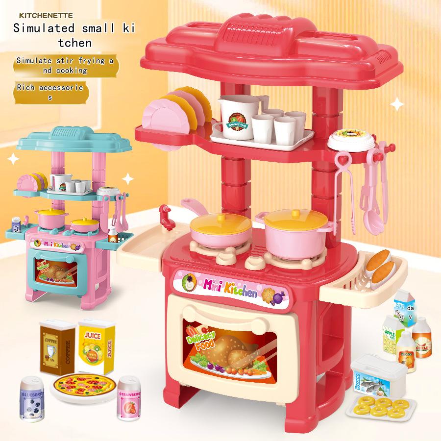 Kid's Play Kitchen Set Cooking Toy for Boys and Girls