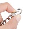 Women Aluminum Parts&Accessories Replacement Purse Chain Shoulder Bag Straps Extender with Metal Buckle Metal Flat Chain