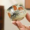 Ru kiln travel Xishi pot, one pot, four cups of teapot, teacup, high-end tea brewer, household ceramic teapot, tea set