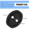 Car Silicone Door Latch Protective Cover, 4 Pcs, Black | Upgraded, Interior Protection Accessories, Door Protector and Noise Reduction, Universal,