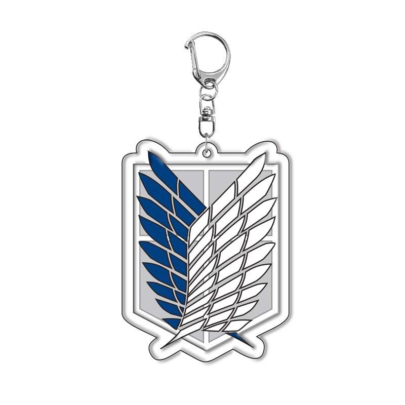 

Attack on Titan Freedom Wings Giant Acrylic Keychain Pendant Anime Merchandise Ready to Ship 55mm