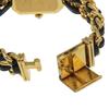 Chanel Premiere S Watches H0001 blackDial Plated Gold/leather Quartz Analog Display Women Used