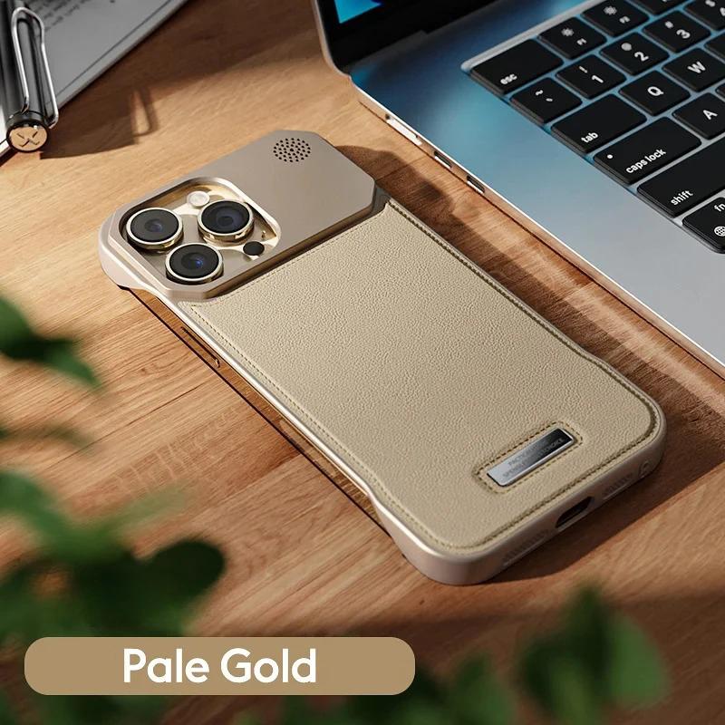 Magnetic Leather Aromatherapy Phone Case For For Iphone 11 12 13 14 1 16 17 Pro Max Plus Wireless Charging Borderless Cover