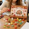 3D Christmas-Themed Toy Gift Box Set, Cute Resin Toy, Holiday for Kids