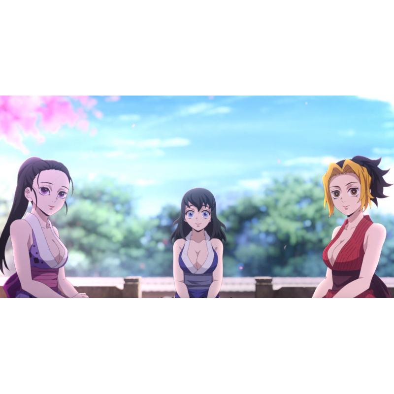 Anime Demon Slayers Suma Hinatsuru Makio Cosplay Costume Uzui Tengen Wives Wig Dress Suit Clothes Halloween Uniform Set