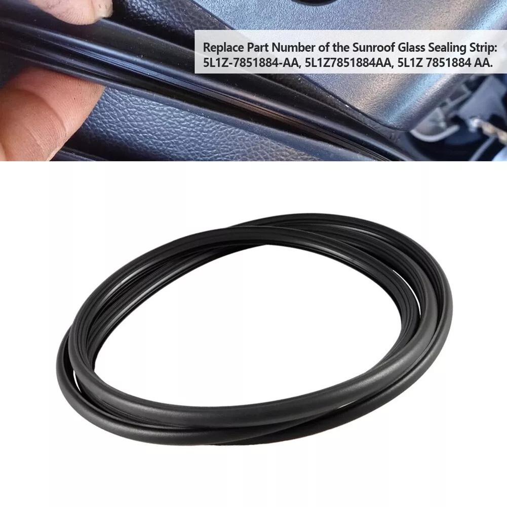 Car Sunroof Glass Seal Gasket For Ford For Expedition F-150 F-250 5L1Z-7851884AA Rubber Seals Roof Strip Car Accessories