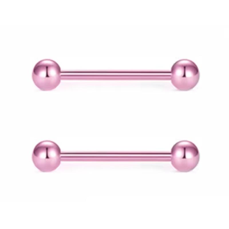1Pair Pink Butterfly Nipple Piercing Jewelry Shiny Crystal Nipple Rings For Women Girls Heart Nipple Barbells Piercing Pezon