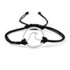 Bohemian Wax Rope Braied Bracelet for Women Men Charm Waves Adjustable Bangles Lucky String Bracelets Friends Gift Wrist Jewelry