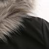 Cappotto Parker con Collo Cappuccio Cotone Cappotto con Cerniera Lunghezza Media Inverno Caldo e Soffice Cappotto con Giacca di Cotone