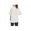 Nike Short-Sleeve Round Neck T-Shirt With Letter Logo Print Women Tops White FB8218-133