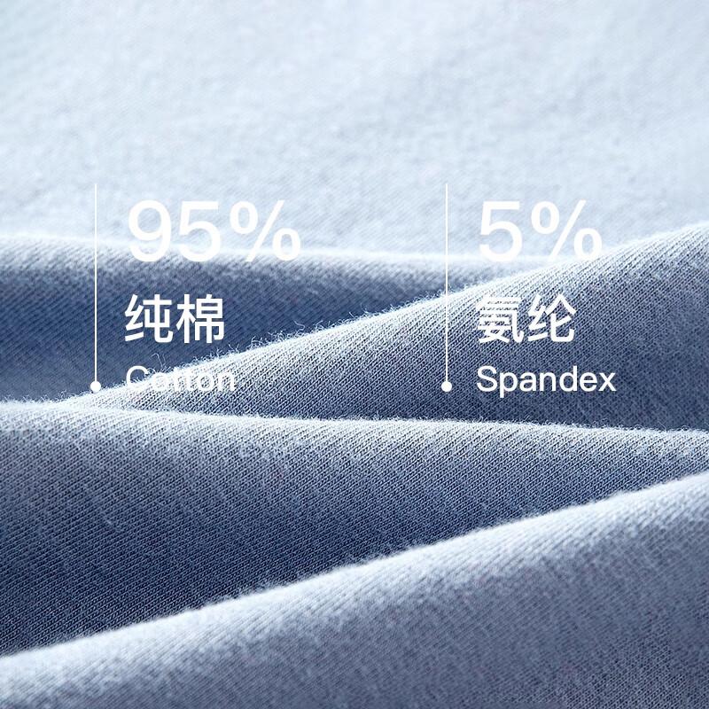 Caiyue Men's Cotton Thermal Underwear Set 10A Antibacterial Thin Stretch Warm Base Layer Autumn Winter Cotton Knitwear