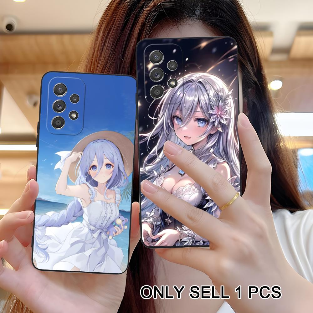 Date a Live Mio Takamiya Matte TPU Mobile Phone Case for Samsung Galaxy A56 55 54 53 52 51 36 35 34 23 16 15 5G Colorful Cover