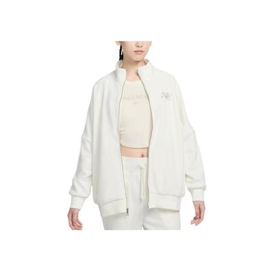 Ropa deportiva Cómoda Retro Deportiva Cuello Alto Chaqueta con Cremallera Mujer chaquetas Blanco Vela HQ7977-133