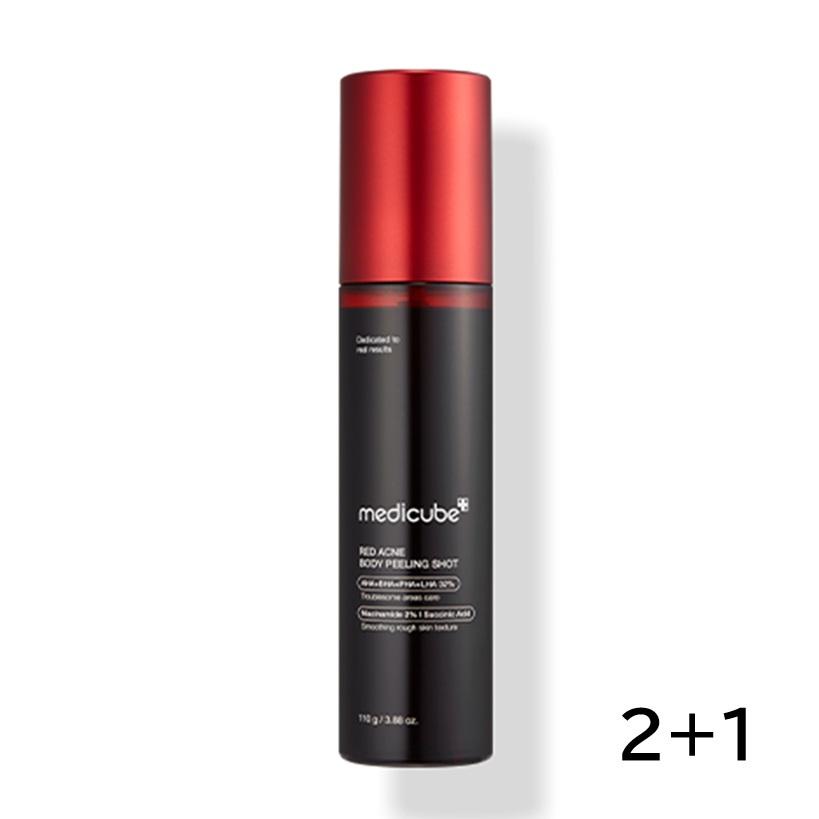 

MEDICUBE Red Acne Body Peeling Shot Intensive Exfoliating & Body Trouble Care 2+1 Set