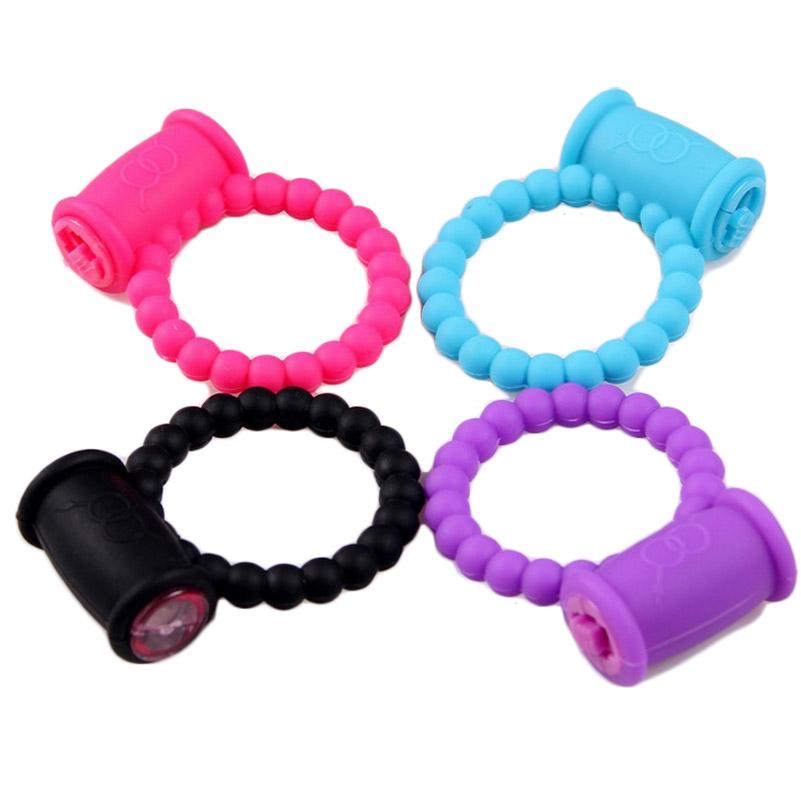 Longer-lasting Ring Sex Vibrator Stronger Erection Tingling Additional Stimulation Finger Rings Bullet Vibrating Love