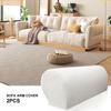 2Pcs Sofa Armrest Covers Elastic Armchair Arm Covers Soft Polyester Arm Caps Anti-Slip Furniture Protective Covers For Chairs