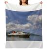 MV Caledonian Isles, Brodick Harbour, Isle of Arran Throw Blanket Thermal Multi-Purpose Furrys Hair Blankets
