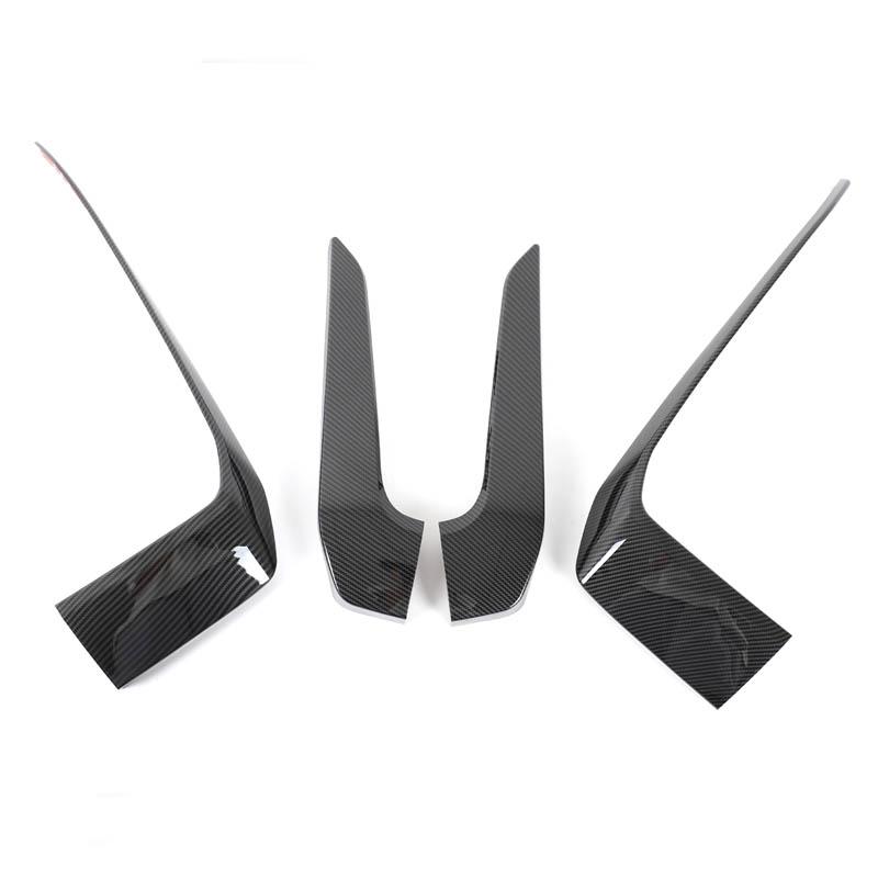 

ABS black For Mitsubishi L200 Triton 2019-2025 Car front center grille trim strip Car front center grille trim strip Accessory