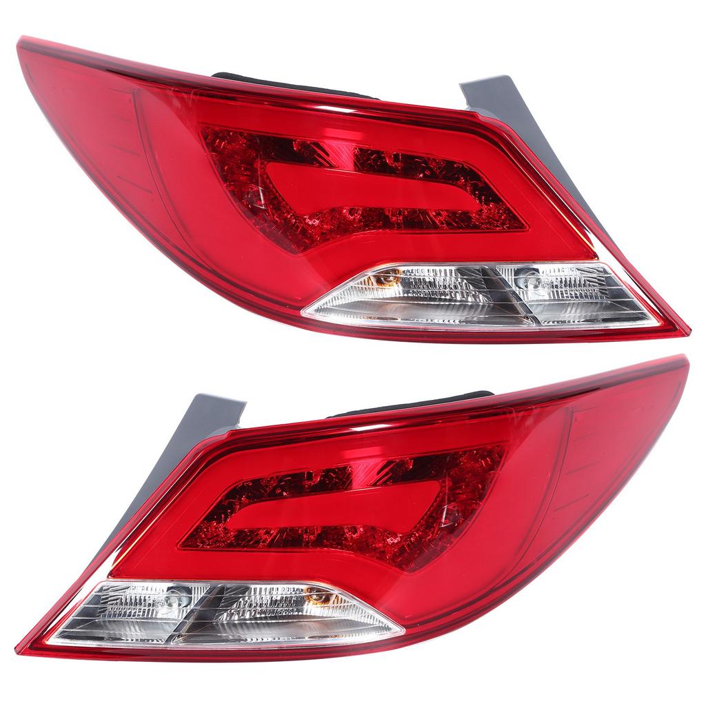 LED Tail Lights Assembly Refit Multifunctional Lamp Fit for Hyundai Verna Accent 2014 2016