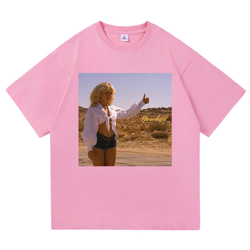 Sabrina Carpenter Manchild T-shirt Mode Herr Dam Estetisk Vintage Grafisk T-shirt Högkvalitativ Cool Bomull T-shirts Skjortor