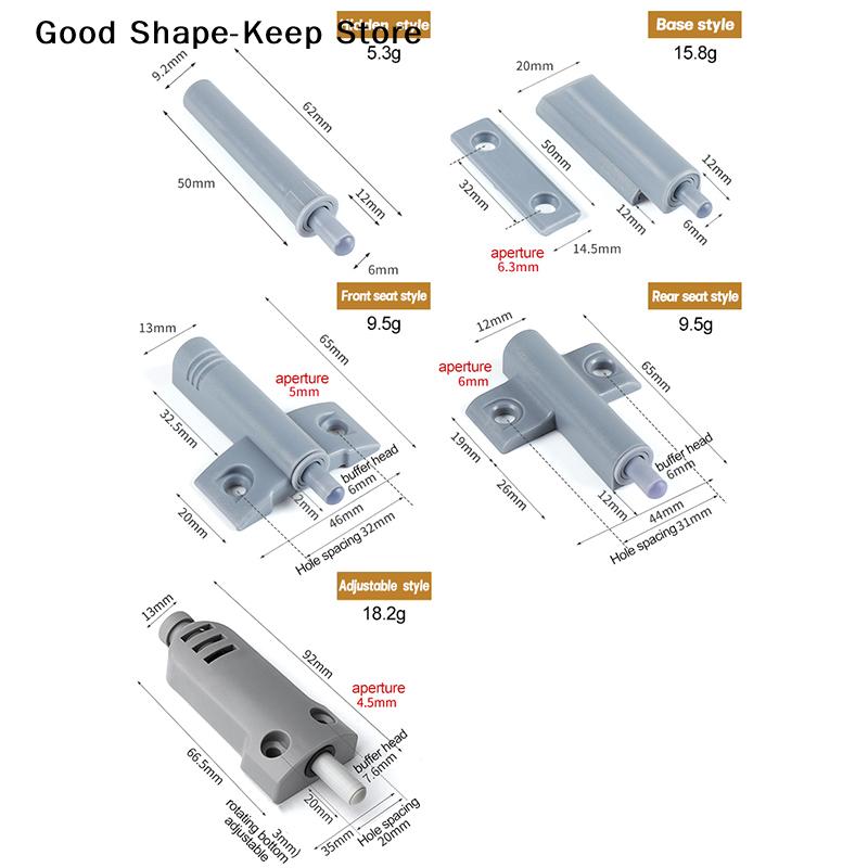 Kitchen Cupboard Hardware Accessories, 10PCS Soft Close Damper Buffers For Cabinet Door Stop