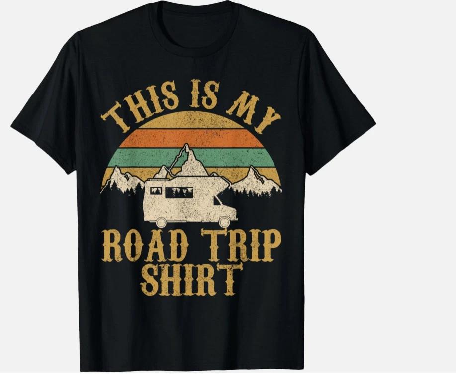 This Is My Road Trip T-Shirt - RV Camping TT-Shirt Camper Gift Unisex T-T-Shirt L