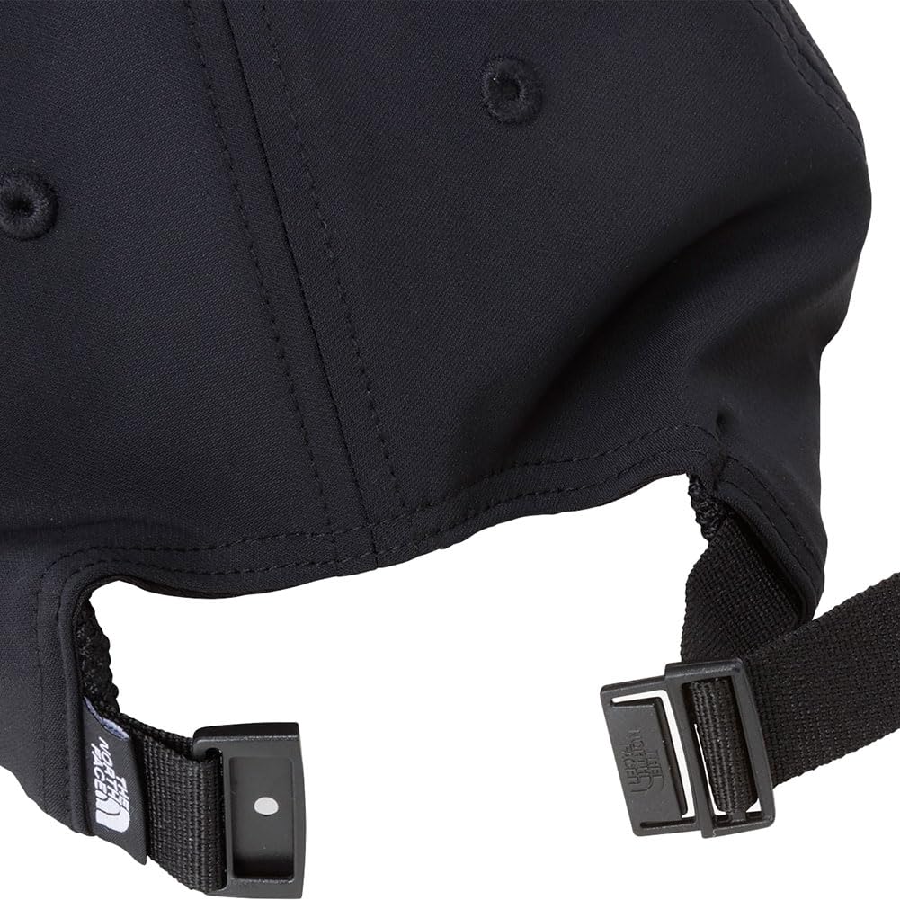The North Face Barb cm Kids' Cap, Unisex, Water-Repellent, Stretch, Buckle-Adjustable, Black, 54.0-56.0