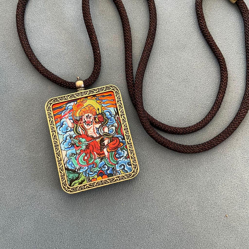 Twelve Zodiac Guardians Thangka Sweater Pendant - Buddhist Souvenirs
