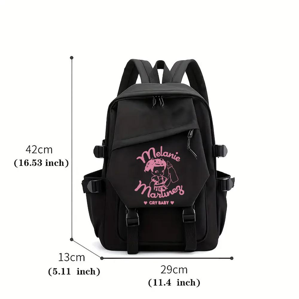 Zaino Stampa Tour Melanie Martinez Cry Baby Donna Ragazze Adolescente Cartella Scolastica Borse per Laptop Zaino da Esterno alla Moda per Fan Regalo