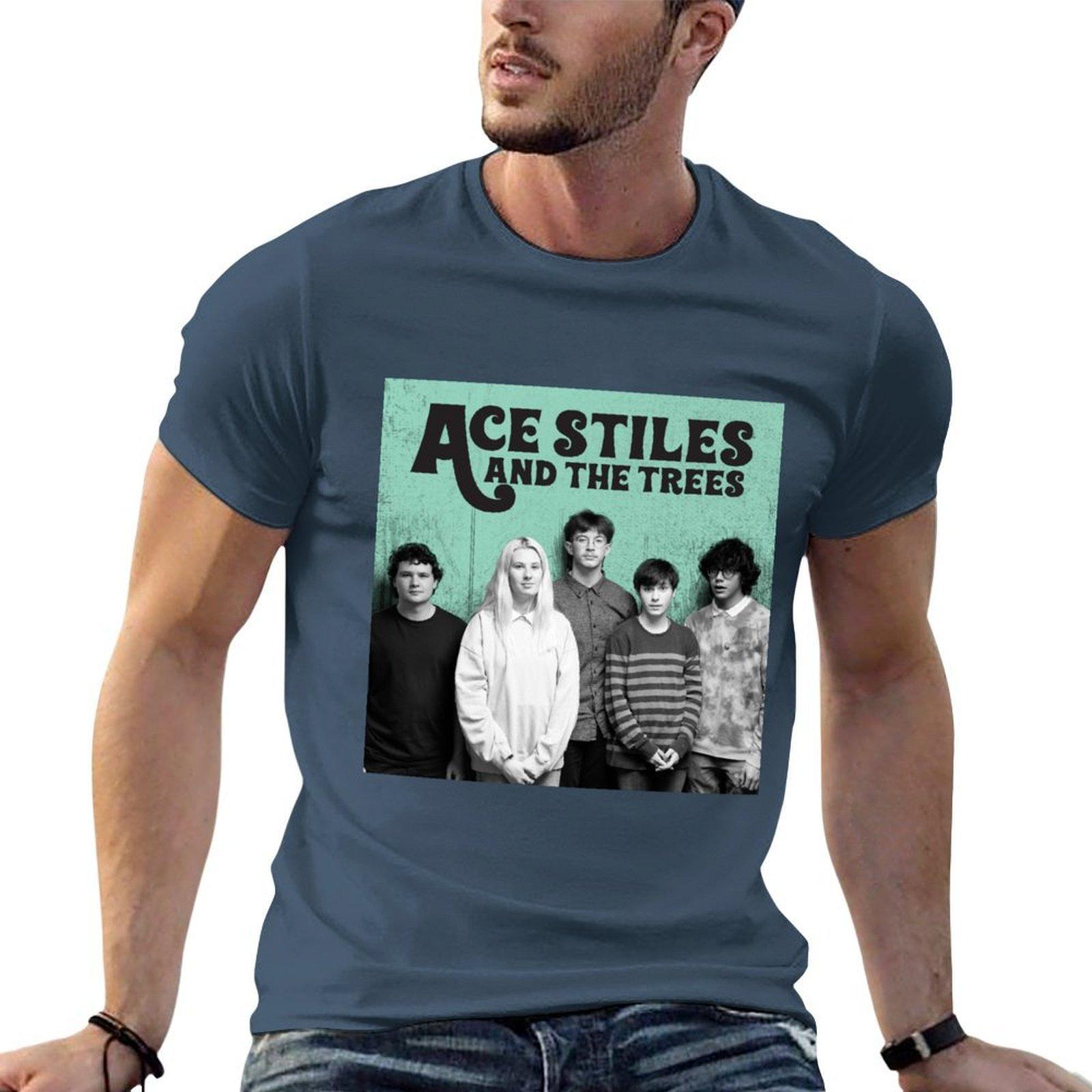 Ace Stiles The Trees Tshirt Urban Casual Loose Fit Tee S