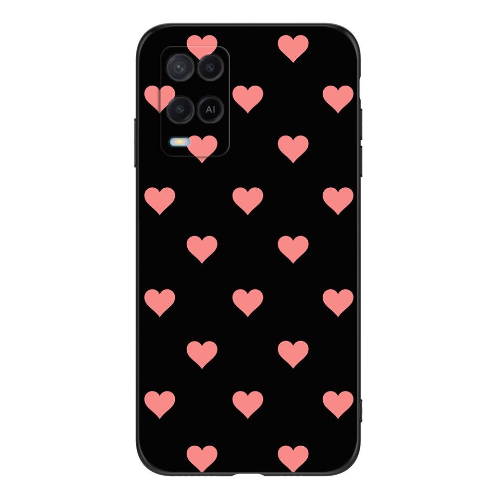 

Для OPPO A54 4G 6,51 дюйма глобальный Чехол Задняя крышка телефона черный tpu чехол милый забавный OPPO A54 4G