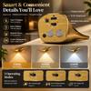 Light Luxury Bird-Shaped Motion Sensor Wall Lamp, Type-C Rechargeable, 3-Color Dimming
