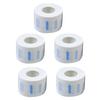 5 Rolls Neck Strips White Professional Stretchy Barber Neck Strips Paper Hairdressing Tool for Hair Cutting