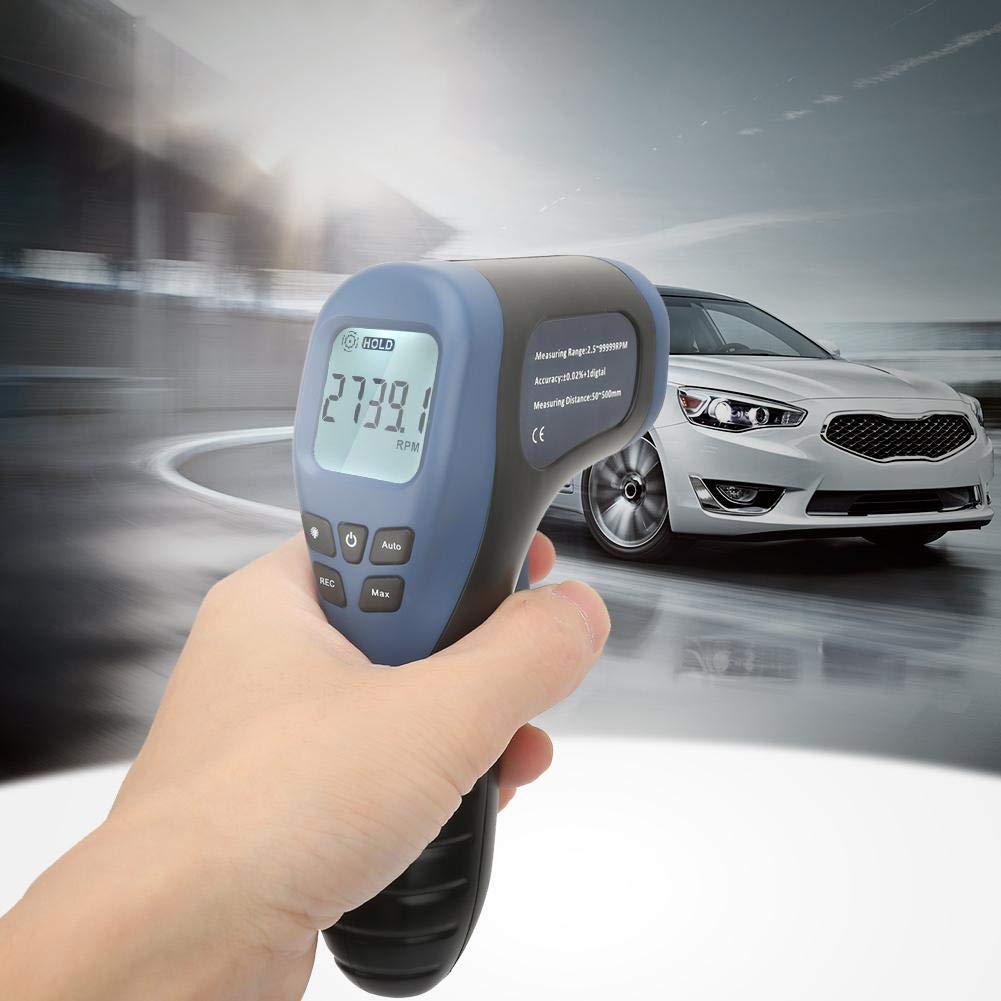 TL900 Digital Tachometer Meter,Non Contact RPM Tachometer Speed Gauge Tester