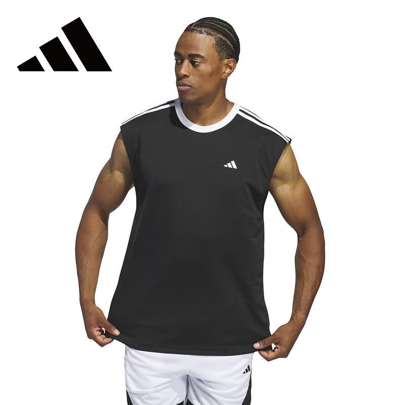 

Adidas Men s IW 6672 Basketball Sleeveless Training T-Shirt L