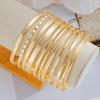 10pcs Fashion Star Heart Pattern Open Bangle Set For Women Geometric Multi-Element Design Bracelets Daily Wear Vacation Jewelry