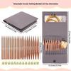 Circular Knitting Needle Set with Detachable Needles for Beginners - Sweater and Weaving Tools Kit with Needle and Thread Case