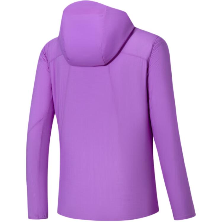 Anta Champion Hiking Series Hooded Solid Color Simple Zipper Soft Shell Thin Jacket Women jackets 162620612-5