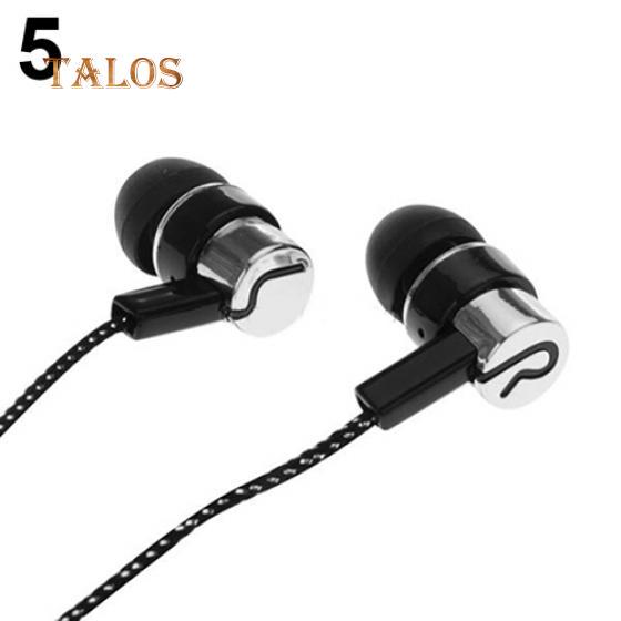 Stereo Braid Cord Earphone Headset 
