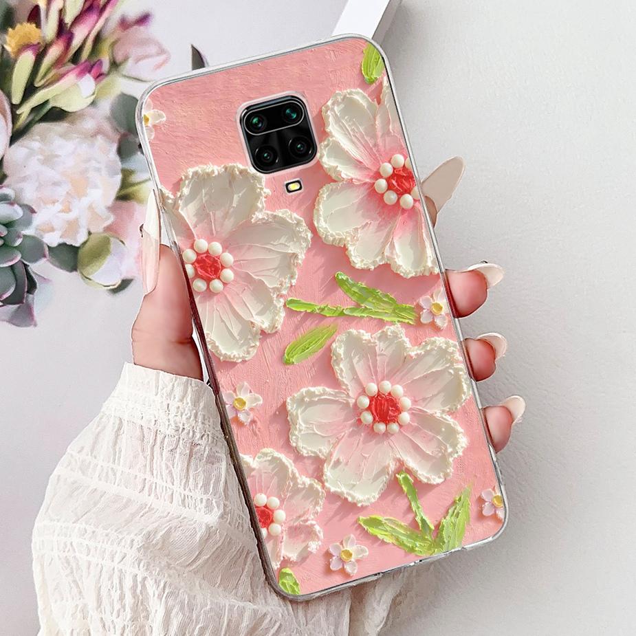 For Xiaomi Redmi Note 9 Pro Case Luxury Painted Cover Soft Silicone Phone Case For Redmi Note 9 Pro Max Note9 S 9S Fundas Bumper