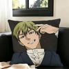Zenin Naoya  Pillow Case Square Double-Sided Sofa Cushion Cover Bedroom Bedside Pillow